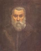 TINTORETTO, Jacopo Self Portrait (mk05) oil on canvas